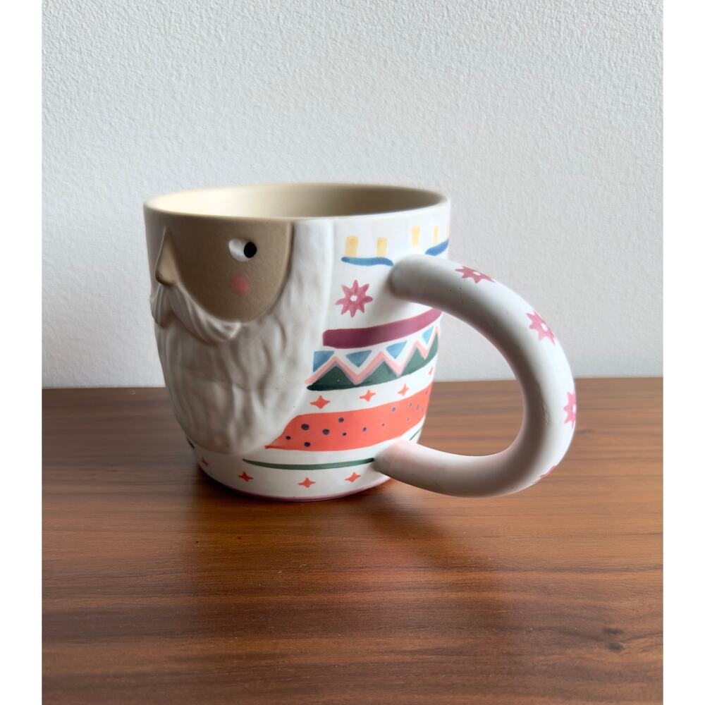 Fotini Tikkou by Anthropologie - Santa Claus Ceramic Christmas Mug - Picture 4 of 5